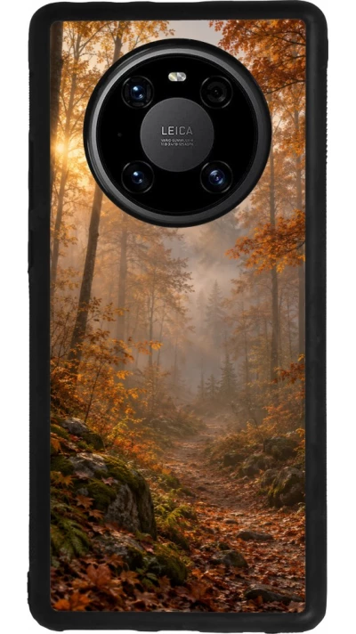 Huawei Mate 40 Pro Case Hülle - Silikon schwarz Autumn 26 Autumn walk