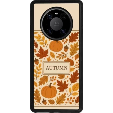 Huawei Mate 40 Pro Case Hülle - Silikon schwarz Autumn 26 Hello autumn
