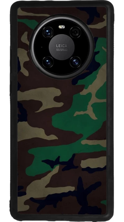 Huawei Mate 40 Pro Case Hülle - Silikon schwarz Camouflage 3