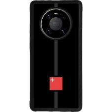 Huawei Mate 40 Pro Case Hülle - Silikon schwarz Kanton SZ schwarz