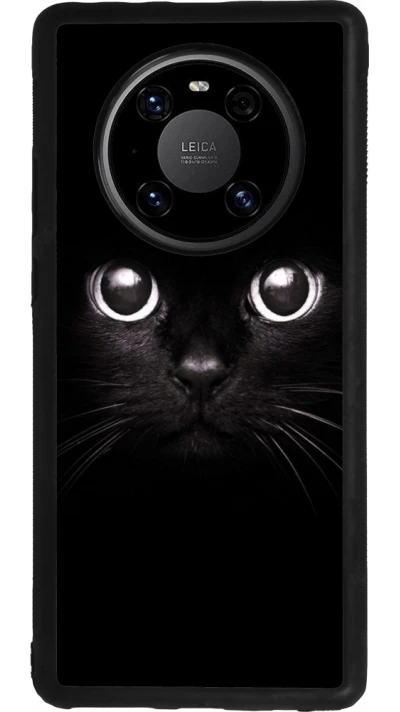 Huawei Mate 40 Pro Case Hülle - Silikon schwarz Cat eyes
