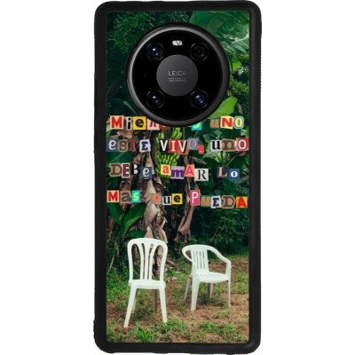 Coque Huawei Mate 40 Pro - Silicone rigide noir Chairs DTMF