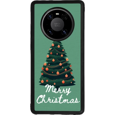 Coque Huawei Mate 40 Pro - Silicone rigide noir Christmas 25 Xmas Tree
