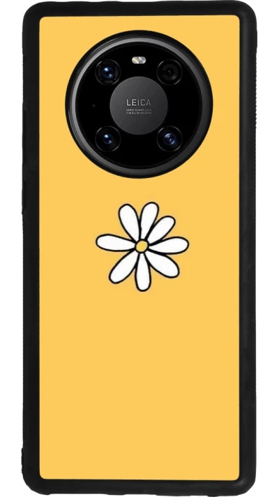 Huawei Mate 40 Pro Case Hülle - Silikon schwarz Easter 2023 daisy