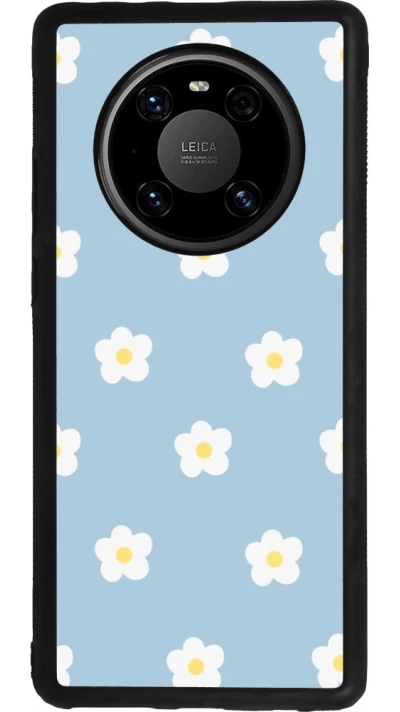 Huawei Mate 40 Pro Case Hülle - Silikon schwarz Easter 2024 daisy flower