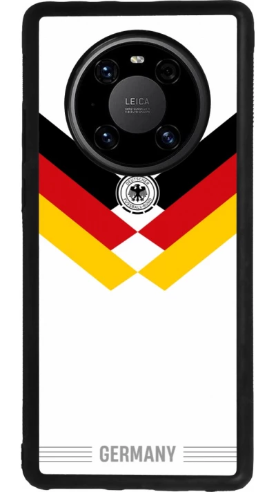 Huawei Mate 40 Pro Case Hülle - Silikon schwarz Deutschland 2026 personalisierbares Fussballtrikot