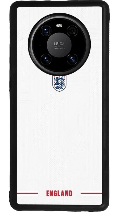 Huawei Mate 40 Pro Case Hülle - Silikon schwarz England 2026 personalisierbares Fussballtrikot