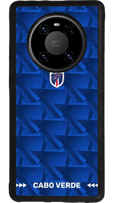 Huawei Mate 40 Pro Case Hülle - Silikon schwarz Kap Verde 2026 personalisierbares Fussballtrikot