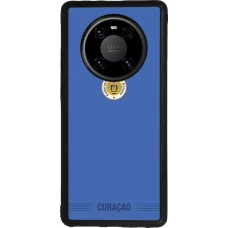 Huawei Mate 40 Pro Case Hülle - Silikon schwarz Curaçao 2026 personalisierbares Fussballtrikot