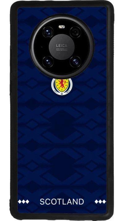 Huawei Mate 40 Pro Case Hülle - Silikon schwarz Schottland 2026 personalisierbares Fussballtrikot