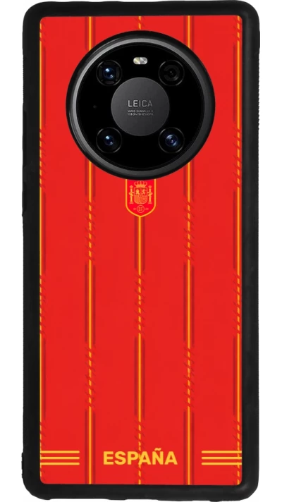 Huawei Mate 40 Pro Case Hülle - Silikon schwarz Spanien 2026 personalisierbares Fussballtrikot