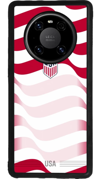 Huawei Mate 40 Pro Case Hülle - Silikon schwarz Vereinigten Staaten 2026 personalisierbares Fussballtrikot