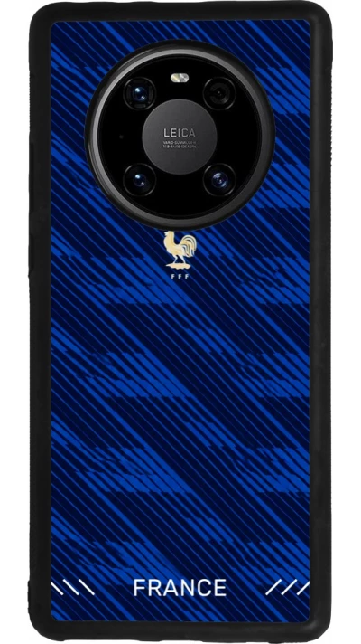 Huawei Mate 40 Pro Case Hülle - Silikon schwarz Frankreich 2026 personalisierbares Fussballtrikot
