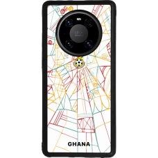 Huawei Mate 40 Pro Case Hülle - Silikon schwarz Ghana 2026 personalisierbares Fussballtrikot