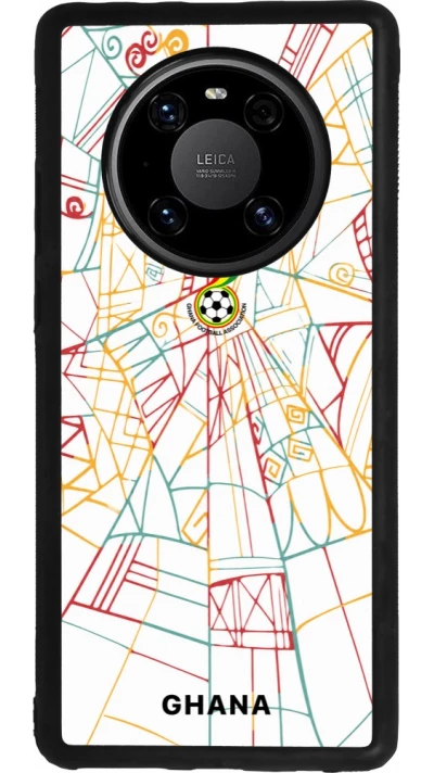Huawei Mate 40 Pro Case Hülle - Silikon schwarz Ghana 2026 personalisierbares Fussballtrikot