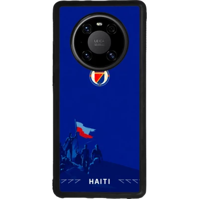 Coque Huawei Mate 40 Pro - Silicone rigide noir Maillot de football Haiti 2026 personnalisable