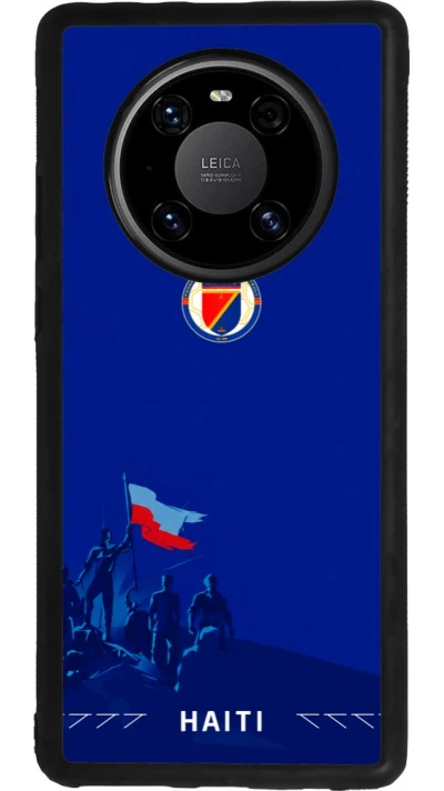 Huawei Mate 40 Pro Case Hülle - Silikon schwarz Haiti 2026 personalisierbares Fussballtrikot
