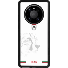 Huawei Mate 40 Pro Case Hülle - Silikon schwarz Iran 2026 personalisierbares Fussballtrikot
