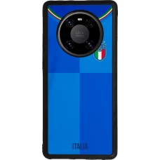 Huawei Mate 40 Pro Case Hülle - Silikon schwarz Italien 2022 personalisierbares Fußballtrikot
