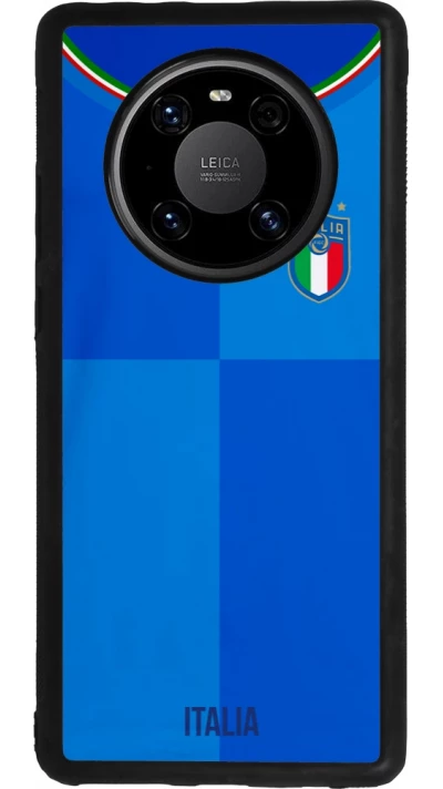 Huawei Mate 40 Pro Case Hülle - Silikon schwarz Italien 2022 personalisierbares Fußballtrikot