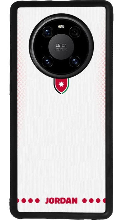 Huawei Mate 40 Pro Case Hülle - Silikon schwarz Jordanien 2026 personalisierbares Fussballtrikot