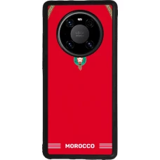 Huawei Mate 40 Pro Case Hülle - Silikon schwarz Marokko 2026 personalisierbares Fussballtrikot