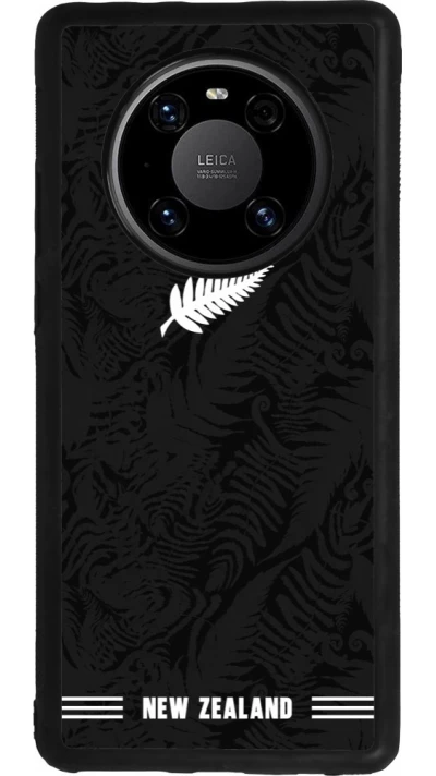 Huawei Mate 40 Pro Case Hülle - Silikon schwarz Neuseeland 2026 personalisierbares Fussballtrikot