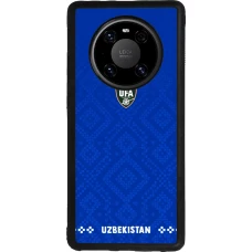 Huawei Mate 40 Pro Case Hülle - Silikon schwarz Usbekistan 2026 personalisierbares Fussballtrikot