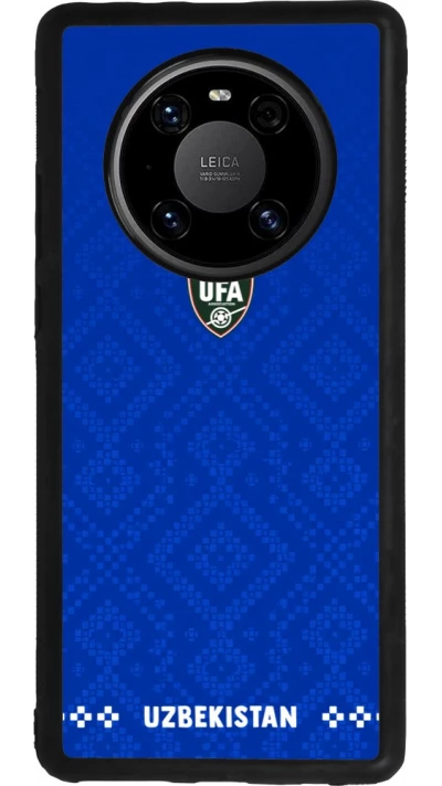Huawei Mate 40 Pro Case Hülle - Silikon schwarz Usbekistan 2026 personalisierbares Fussballtrikot