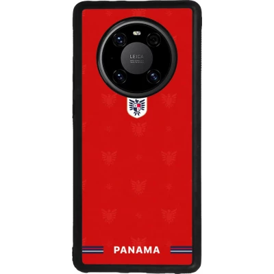 Huawei Mate 40 Pro Case Hülle - Silikon schwarz Panama 2026 personalisierbares Fussballtrikot