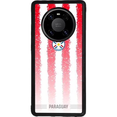 Huawei Mate 40 Pro Case Hülle - Silikon schwarz Paraguay 2026 personalisierbares Fussballtrikot