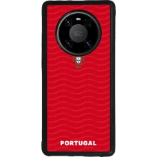 Coque Huawei Mate 40 Pro - Silicone rigide noir Maillot de football Portugal 2026 personnalisable