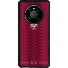 Coque Huawei Mate 40 Pro - Silicone rigide noir Maillot de football Qatar 2026 personnalisable