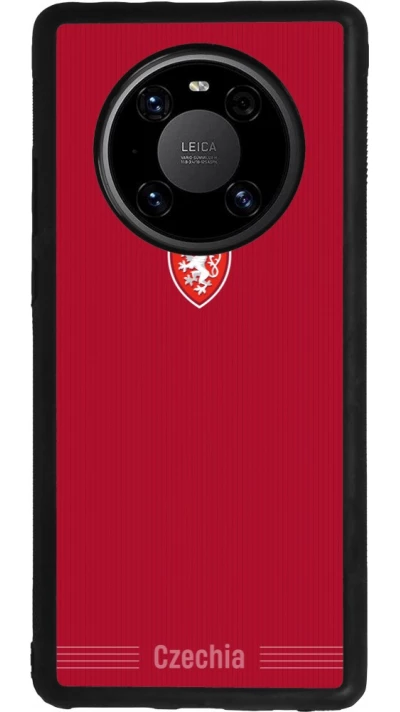 Huawei Mate 40 Pro Case Hülle - Silikon schwarz Tschechische Republik 2026 personalisierbares Fussballtrikot