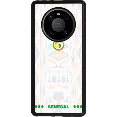 Huawei Mate 40 Pro Case Hülle - Silikon schwarz Senegal 2026 personalisierbares Fussballtrikot