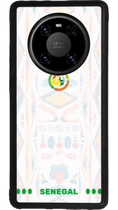 Huawei Mate 40 Pro Case Hülle - Silikon schwarz Senegal 2026 personalisierbares Fussballtrikot