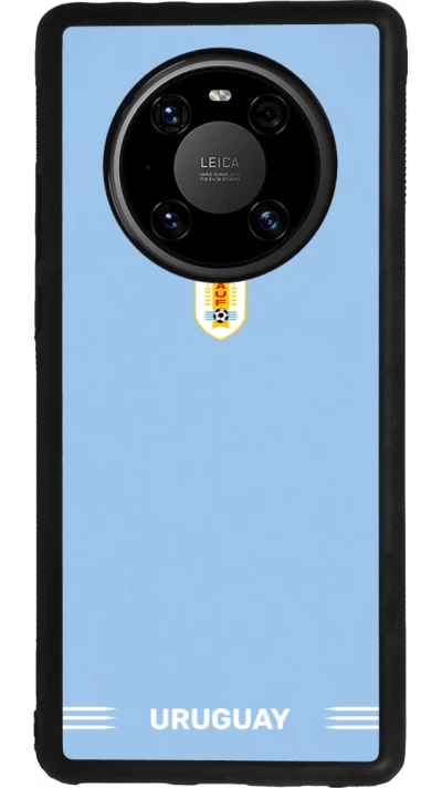 Huawei Mate 40 Pro Case Hülle - Silikon schwarz Uruguay 2026 personalisierbares Fussballtrikot