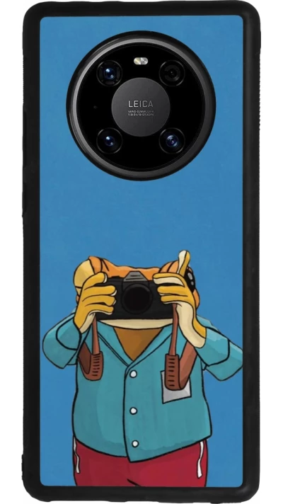 Huawei Mate 40 Pro Case Hülle - Silikon schwarz Frog with camera DTMF