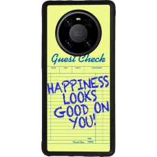 Coque Huawei Mate 40 Pro - Silicone rigide noir Guest check 2026
