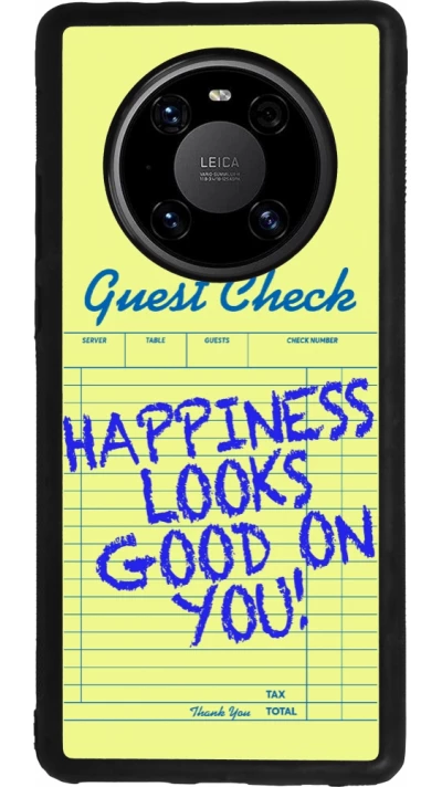 Huawei Mate 40 Pro Case Hülle - Silikon schwarz Guest check 2026