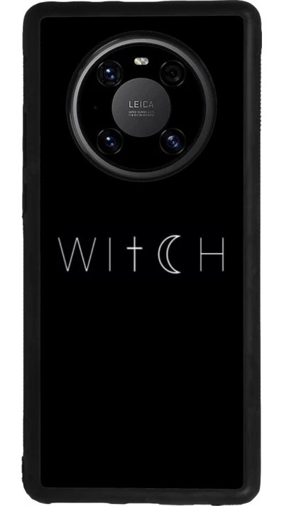 Huawei Mate 40 Pro Case Hülle - Silikon schwarz Halloween 22 witch word