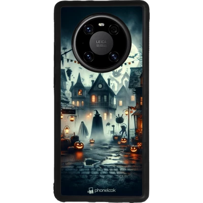 Coque Huawei Mate 40 Pro - Silicone rigide noir Halloween Spookville