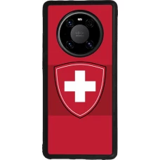 Huawei Mate 40 Pro Case Hülle - Silikon schwarz Hockey World Championship Ecusson Suisse