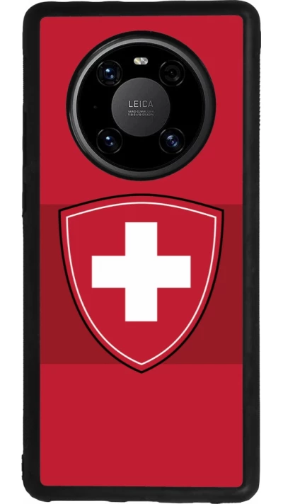 Huawei Mate 40 Pro Case Hülle - Silikon schwarz Hockey World Championship Ecusson Suisse