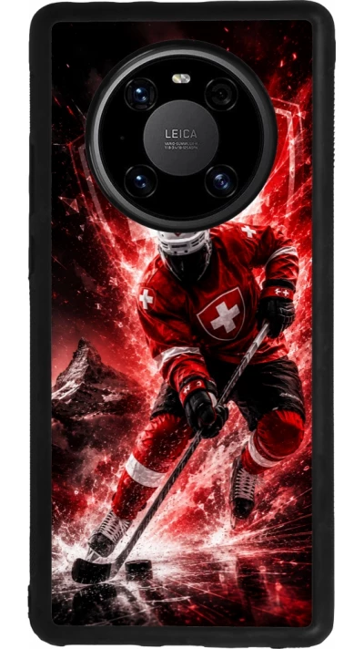 Huawei Mate 40 Pro Case Hülle - Silikon schwarz Hockey World Championship Player