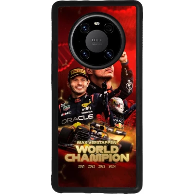 Huawei Mate 40 Pro Case Hülle - Silikon schwarz Max Verstappen Champion 2023