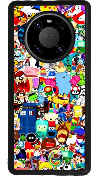 Huawei Mate 40 Pro Case Hülle - Silikon schwarz Mixed cartoons