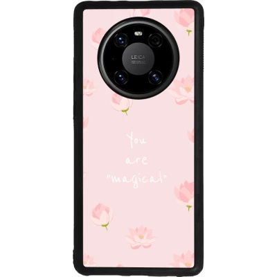 Coque Huawei Mate 40 Pro - Silicone rigide noir Mom 2023 your are magical