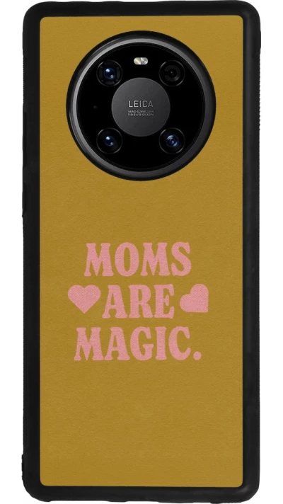 Huawei Mate 40 Pro Case Hülle - Silikon schwarz Mom 2026 Are Magic