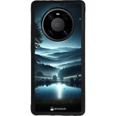 Coque Huawei Mate 40 Pro - Silicone rigide noir Night Sky View